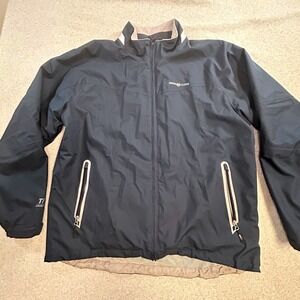 Henri Lloyd Blue Eco Bomber Jacket Men XXL Navy Blue Excellent TP Eco Technical